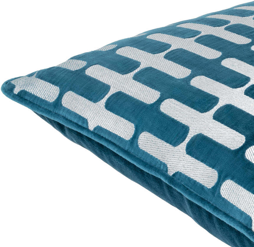 Lynna Teal Throw Pillow