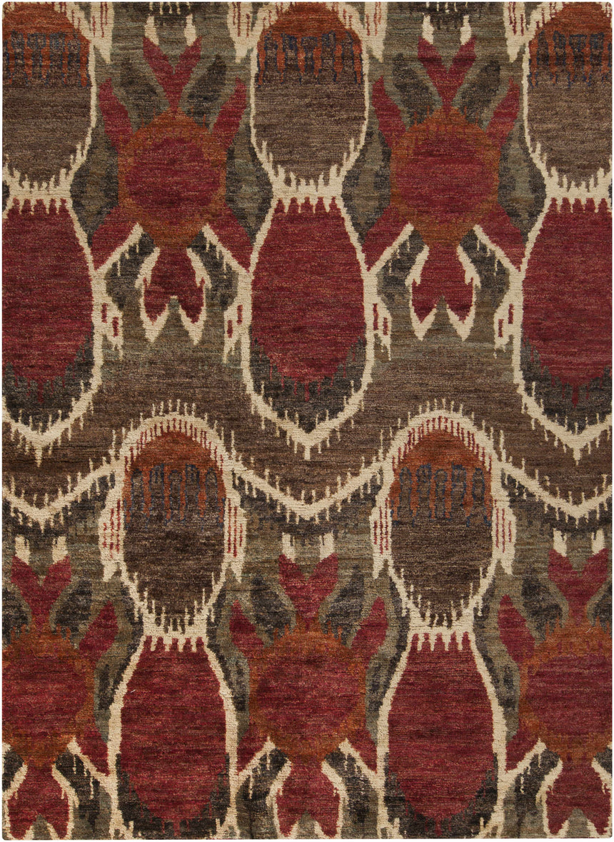 Scotia Brown Ikat Jute Rug - Clearance