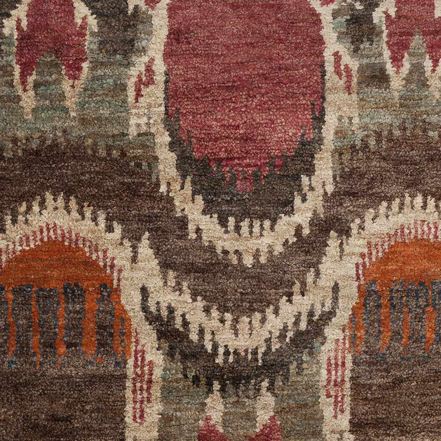 Scotia Brown Ikat Jute Rug - Clearance