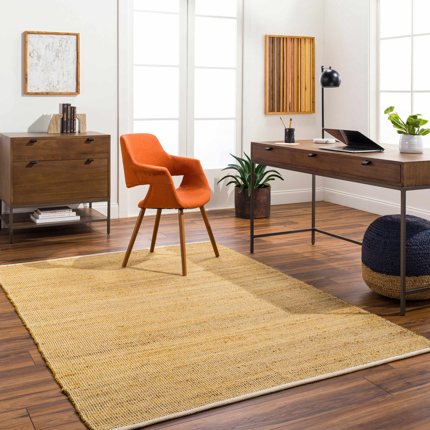 Byrne Tan Area Rug - Clearance