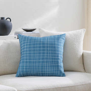 Kezia Teal Throw Pillow