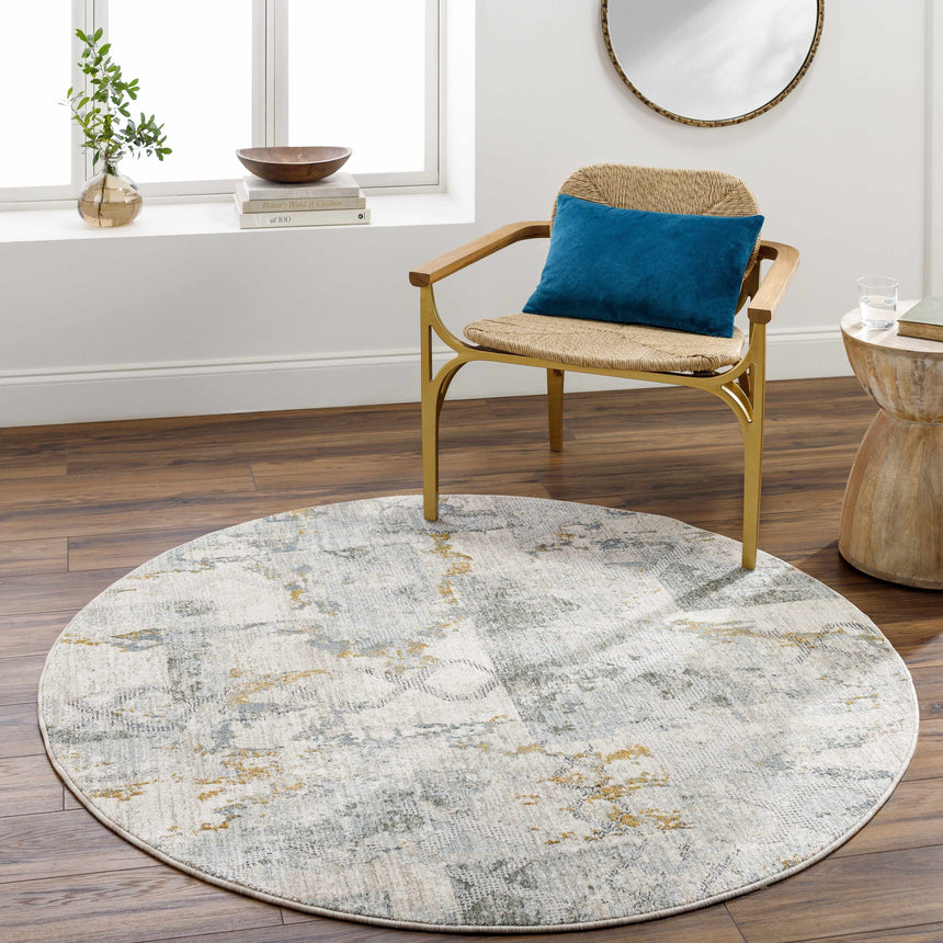 Adlai Textured Rug with Fringes