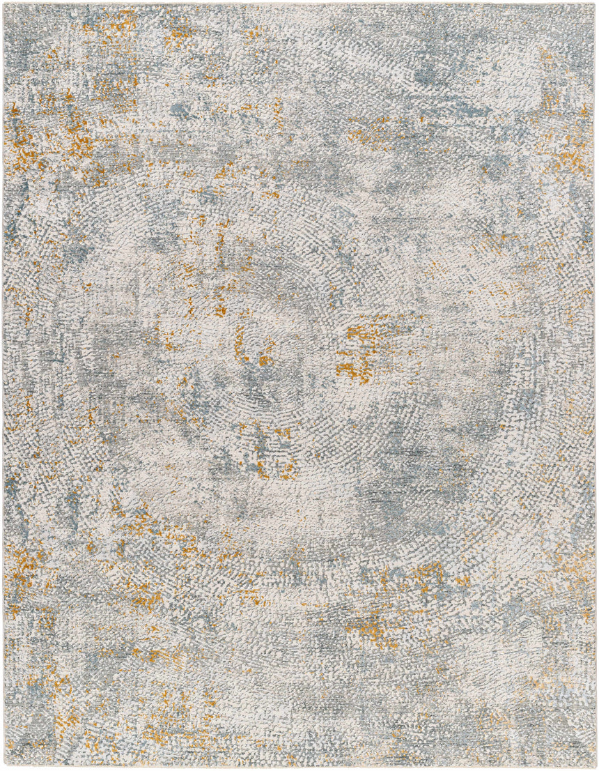 Fleur Textured Rug with Fringes