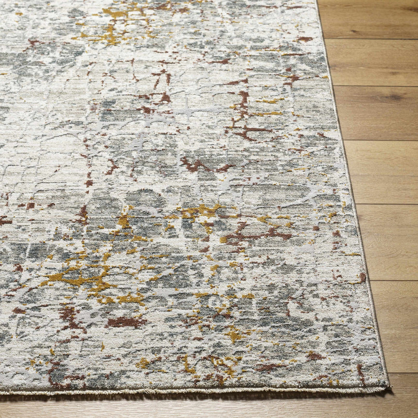 Kasim Textured Rug with Fringes
