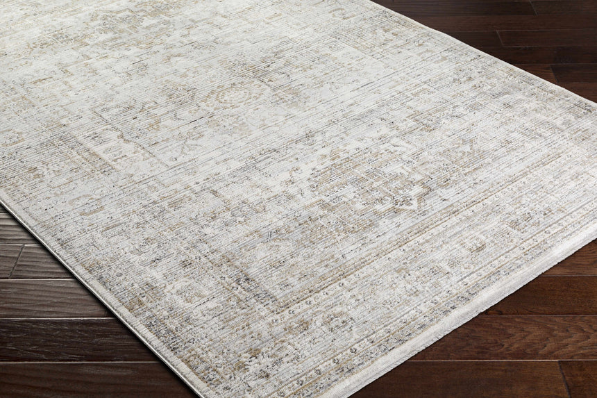 Kazou Gray Medallion Area Rug