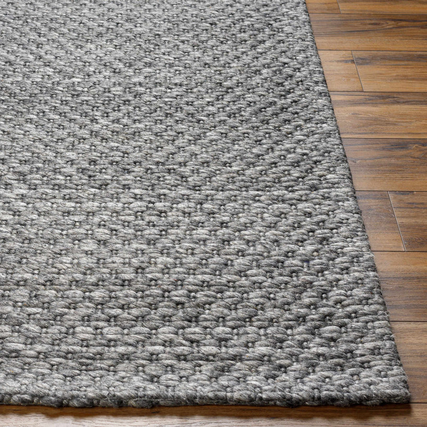 Kassa Dark Gray Hand Woven Area Rug - Clearance