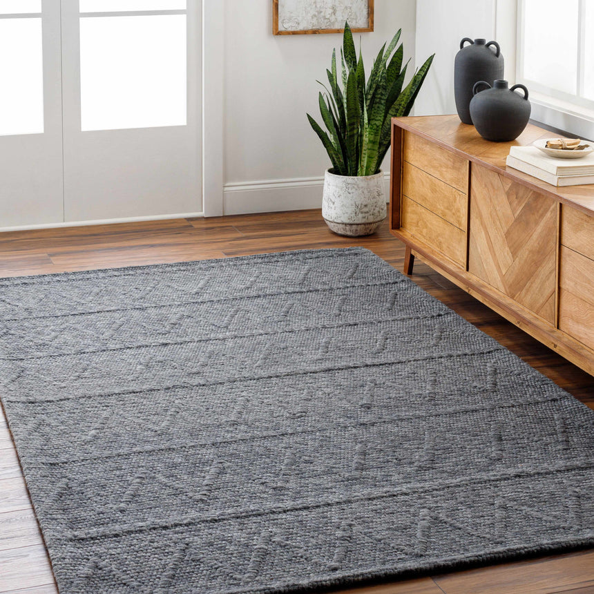 Kyung Dark Gray Area Rug - Clearance