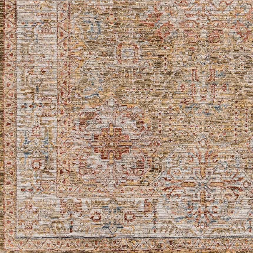Ange Tan Rich Textured Traditional Rug