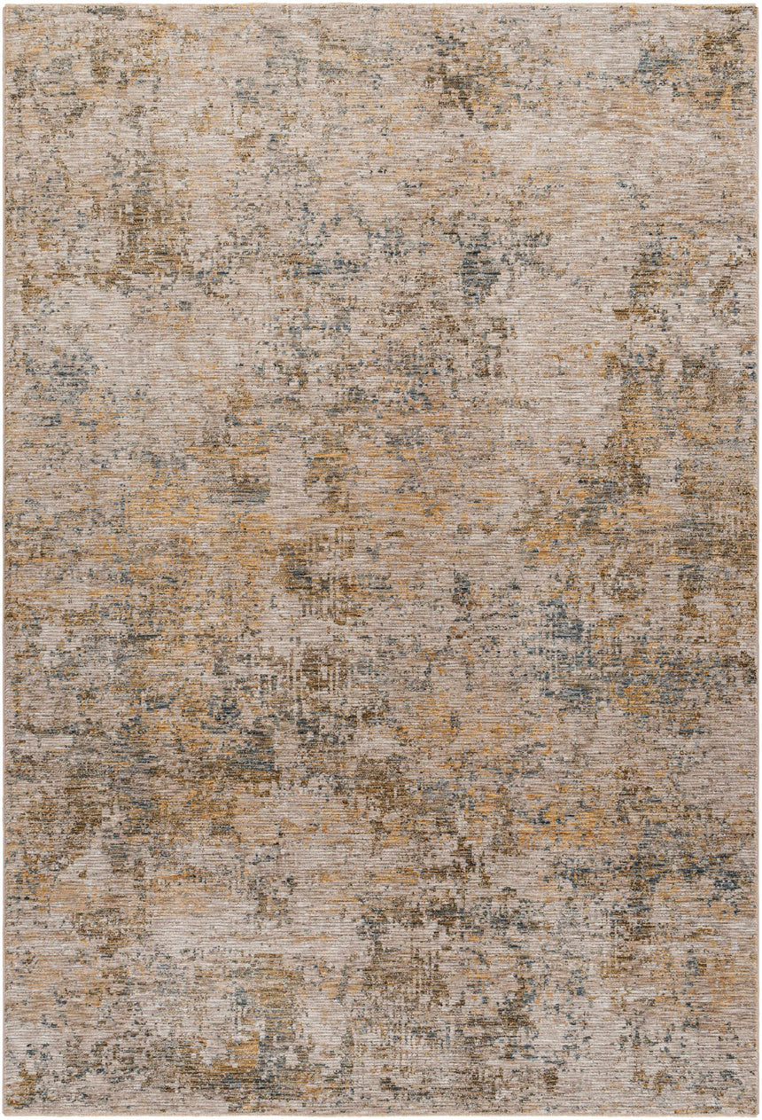 Chas Beige Rich Textured Traditional Rug