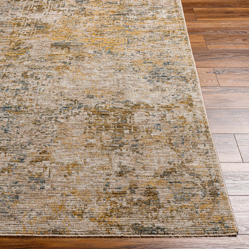 Chas Beige Rich Textured Traditional Rug
