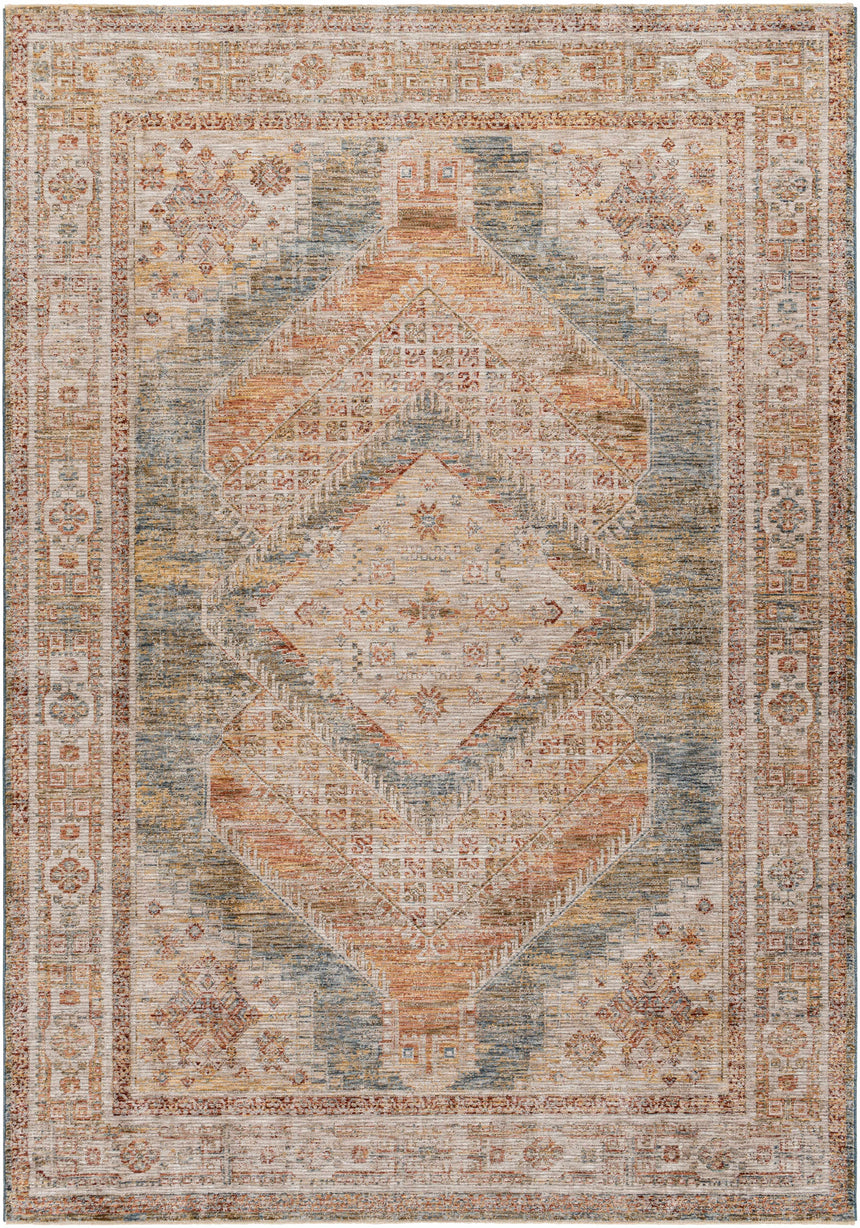 Moya Cream Rich Textured Traditional Rug