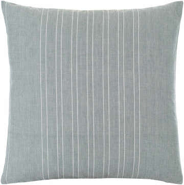 Malka Slate Gray Throw Pillow - Clearance