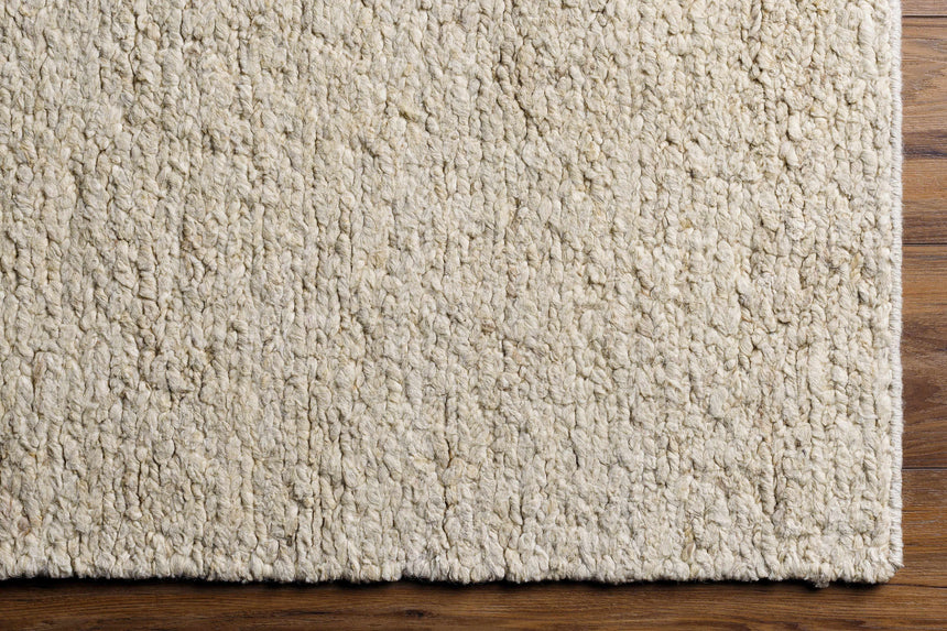 Sera Cream Hand Knotted Wool Area Rug - Clearance