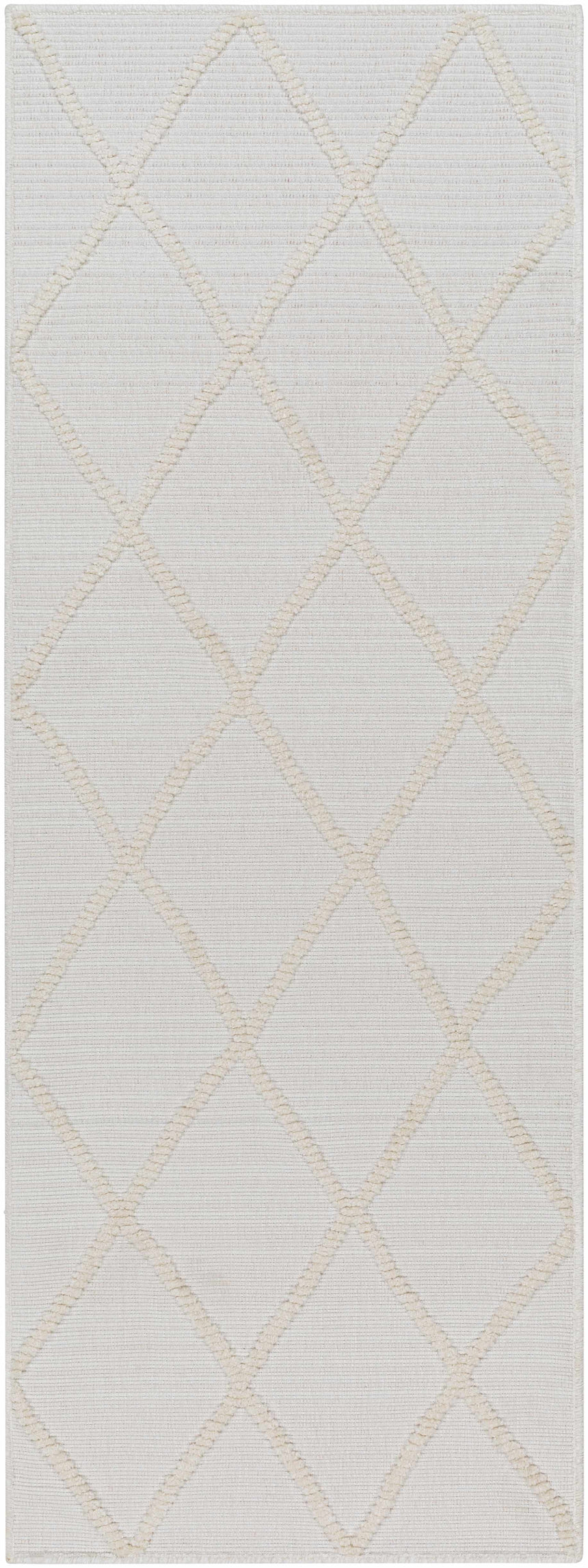 Amani White Washable Rug - Clearance