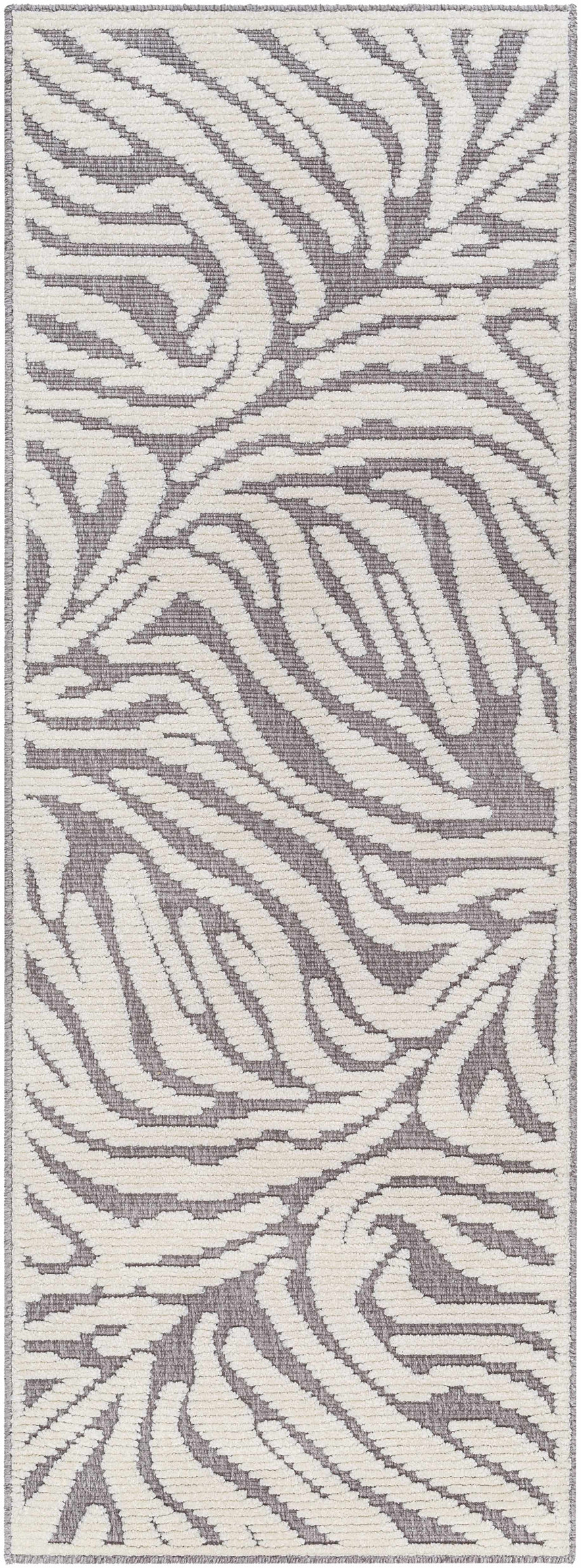Keto Gray Zebra Rug - Clearance