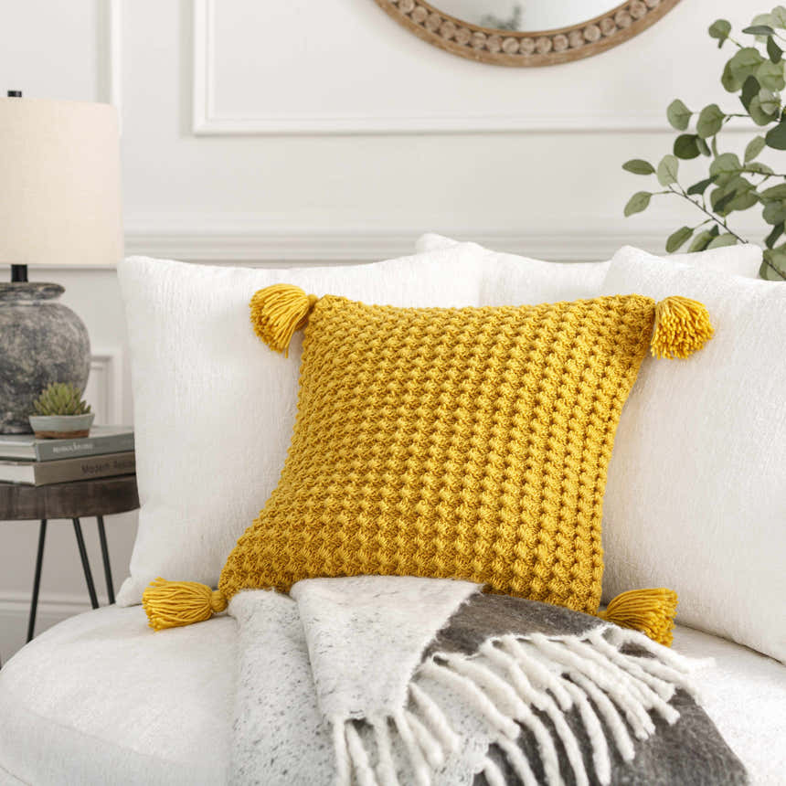 Litzy Sunshine Throw Pillow