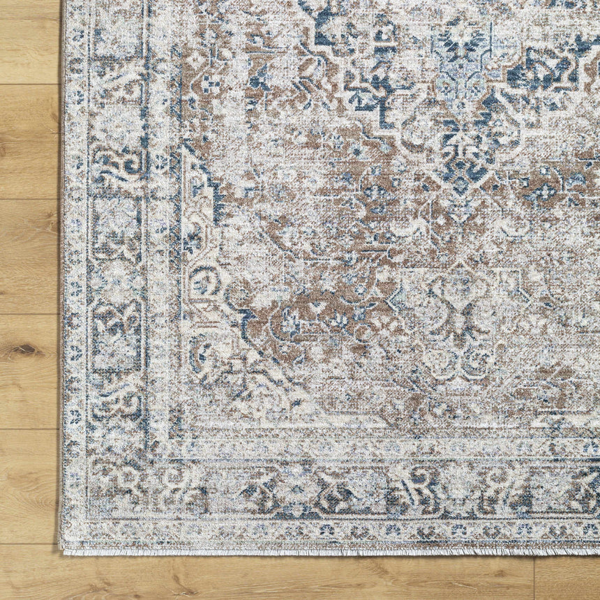 Jemma Brown Medallion Area Rug - Clearance