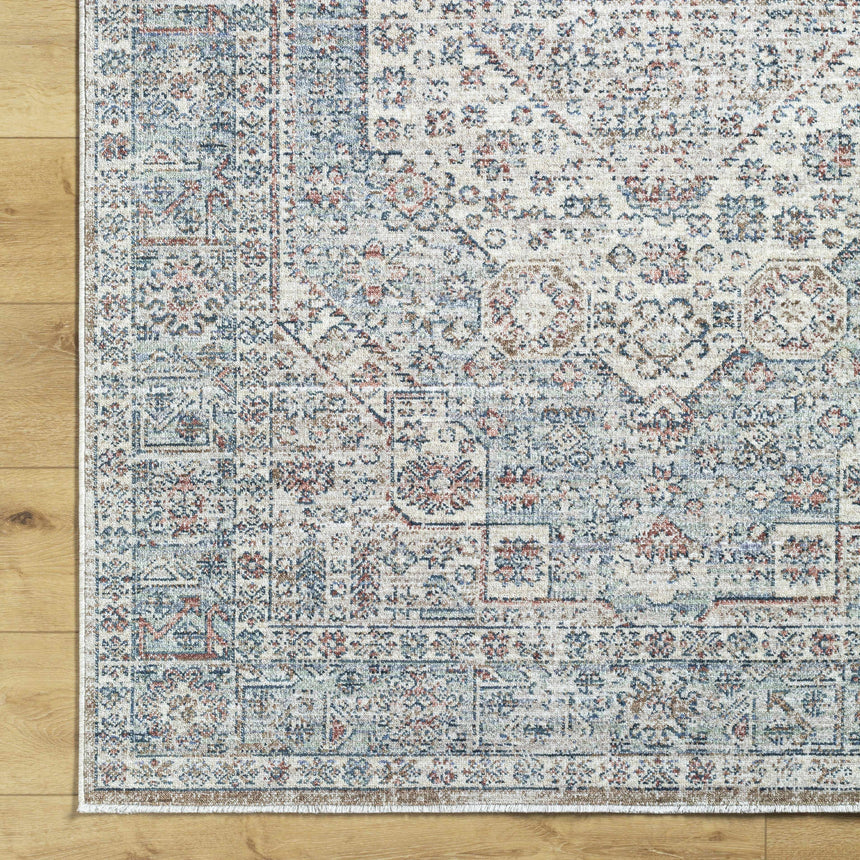 Kalei Beige & Blue Area Rug - Clearance