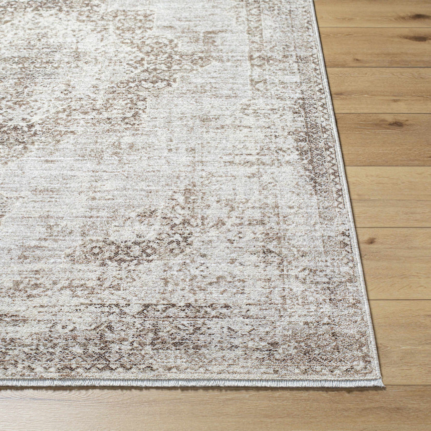 Kosta Beige Medallion Area Rug - Clearance