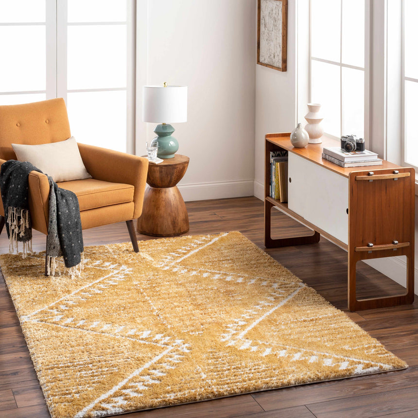 Edsel Mustard Area Rug - Clearance