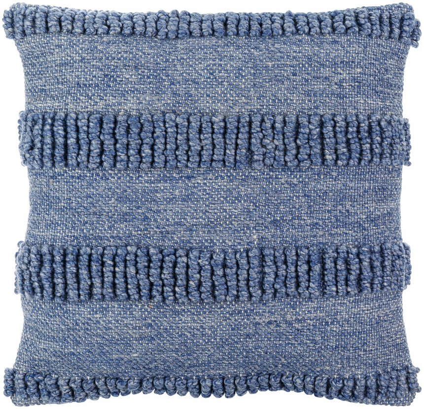 Lilia Navy Outdoor Throw Pillow - Clearance