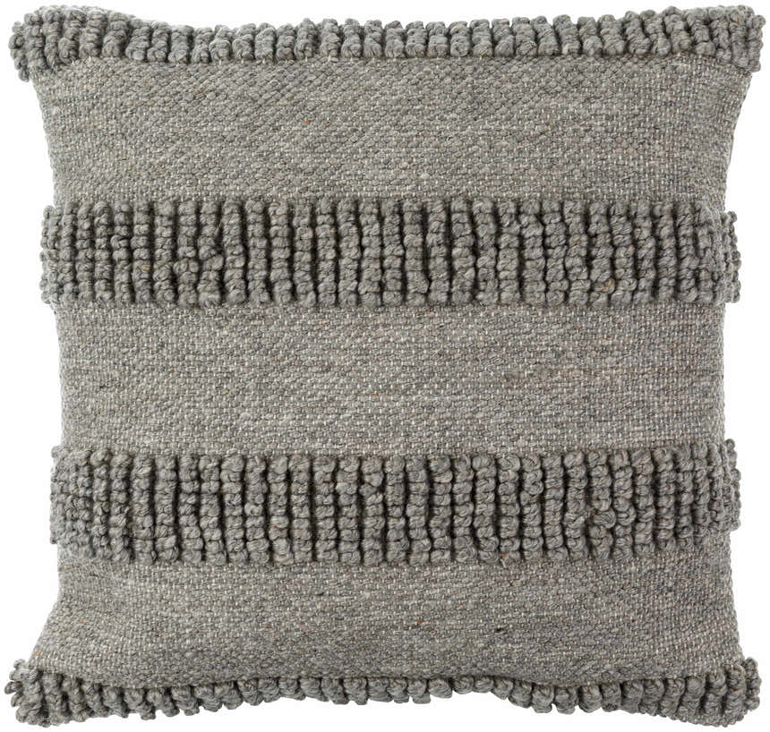 Lilia Taupe Throw Pillow