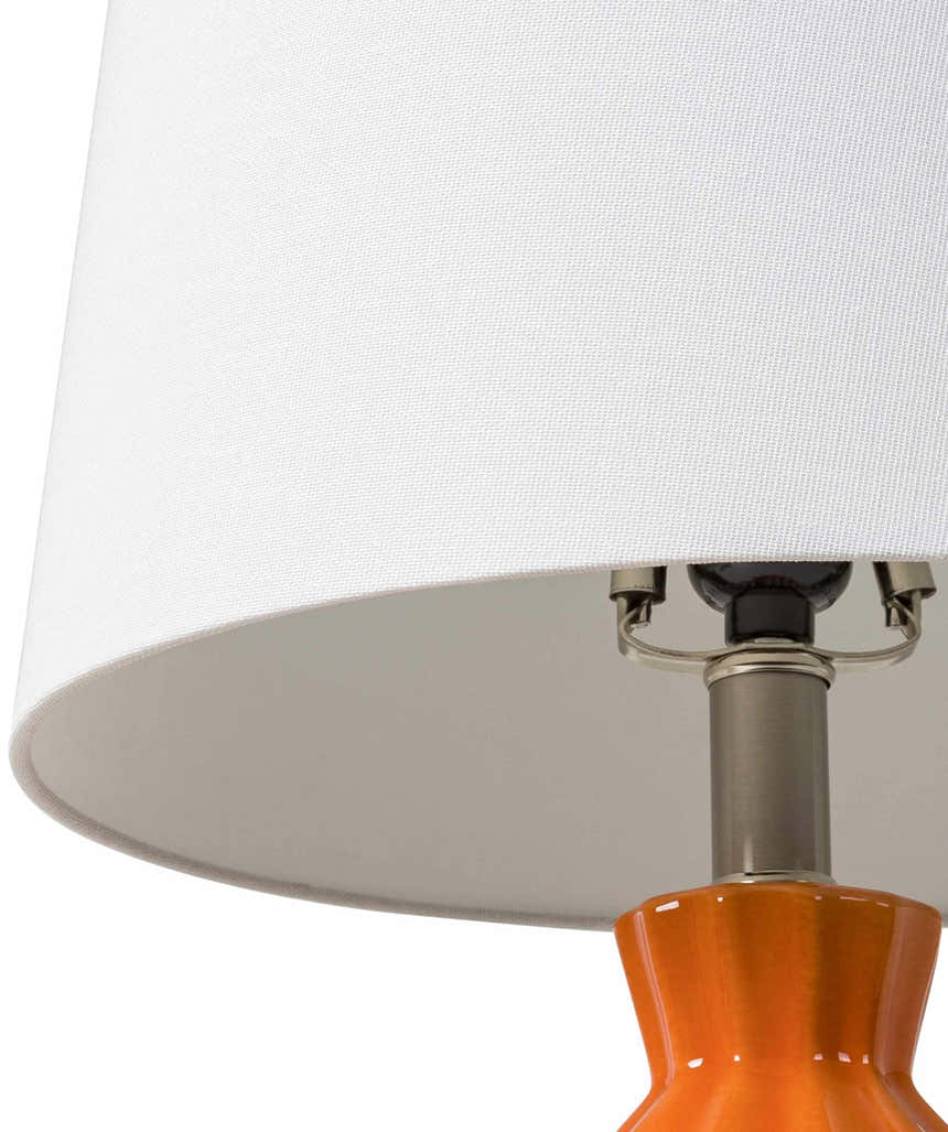 Schlettau Orange Table Lamp