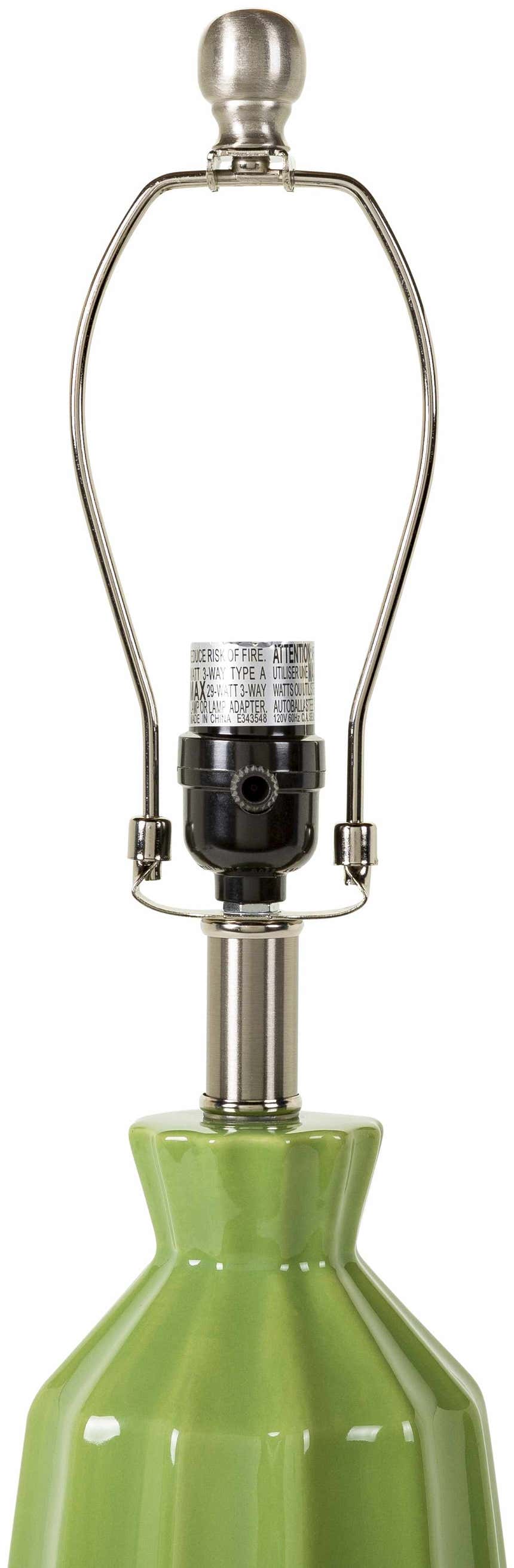 Schlettau Green Table Lamp - Clearance