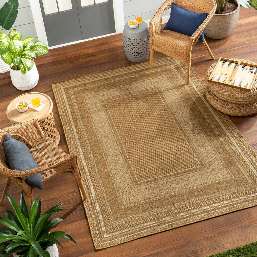 Chael Flatweave Faux Jute Rug