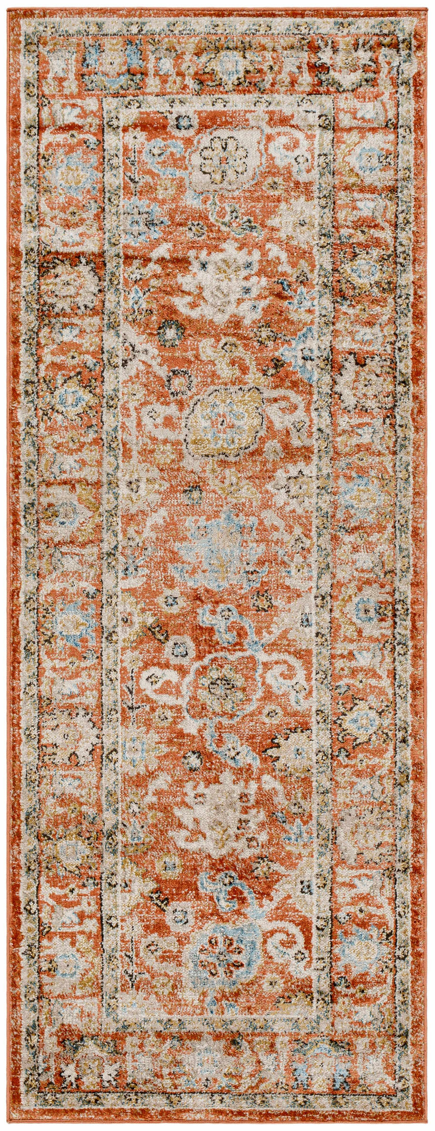 Darda Rust Area Rug - Clearance