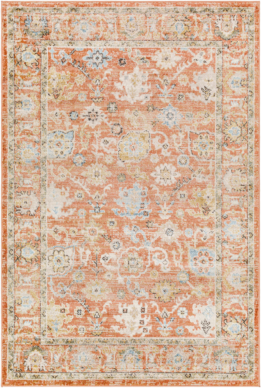 Darda Rust Area Rug - Clearance