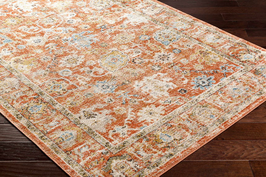 Darda Rust Area Rug - Clearance