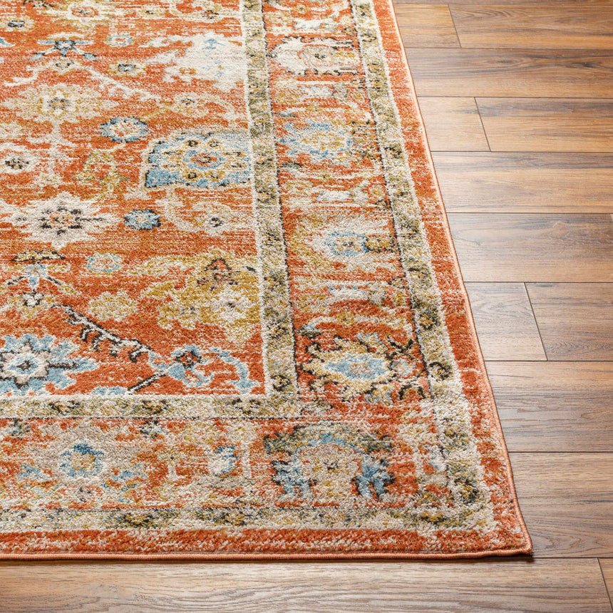 Darda Rust Area Rug - Clearance