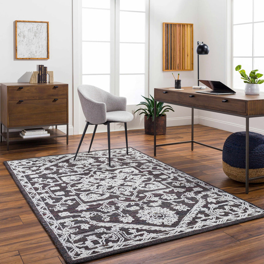 Black Derya Area Rug - Clearance