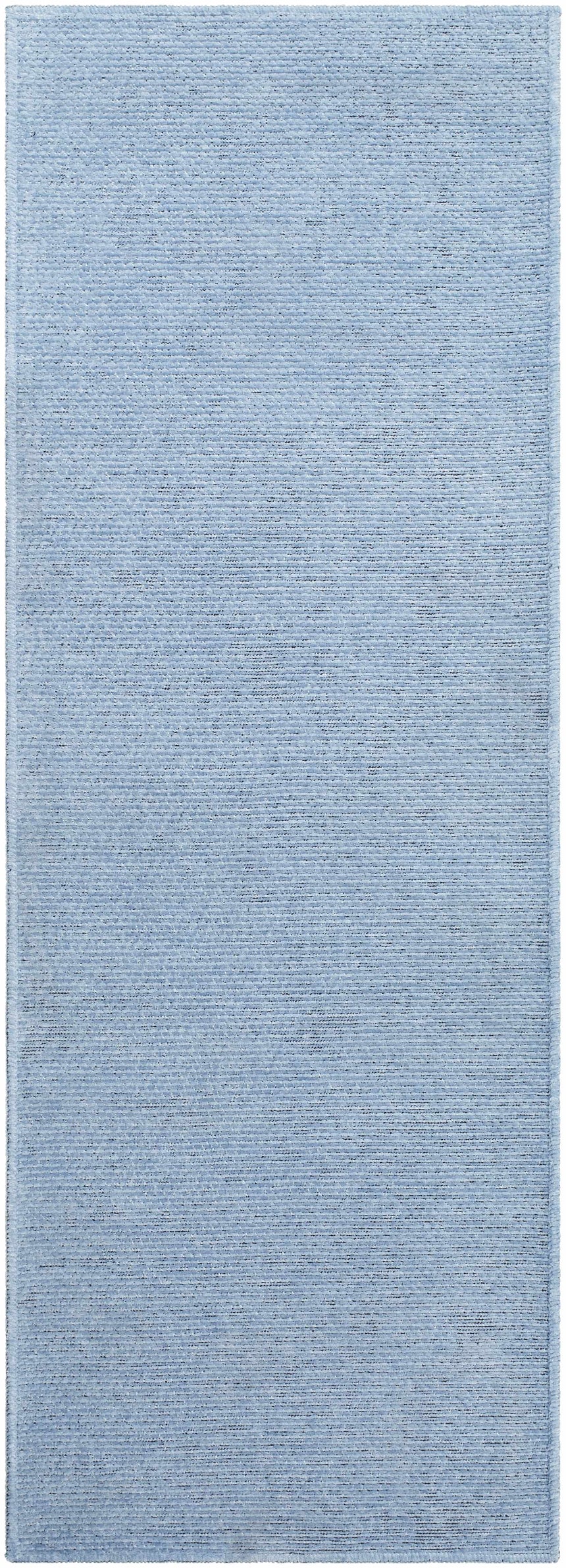Isako Blue Solid Washable Area Rug - Clearance