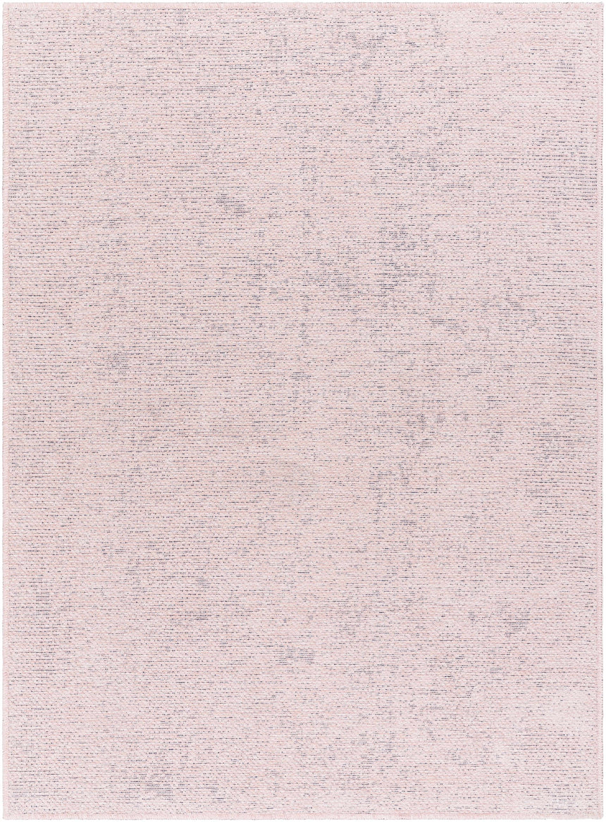 Isako Dusty Pink Solid Washable Area Rug - Clearance