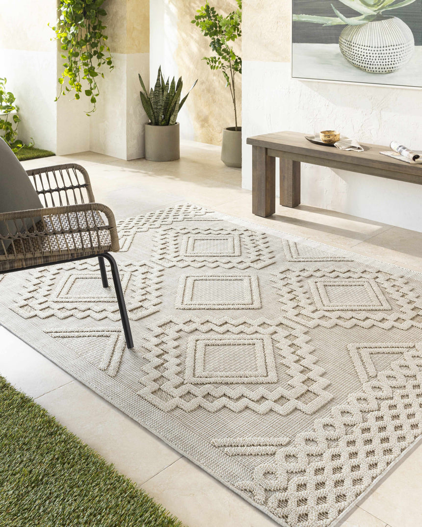 Arwid Bone Area Rug - Clearance