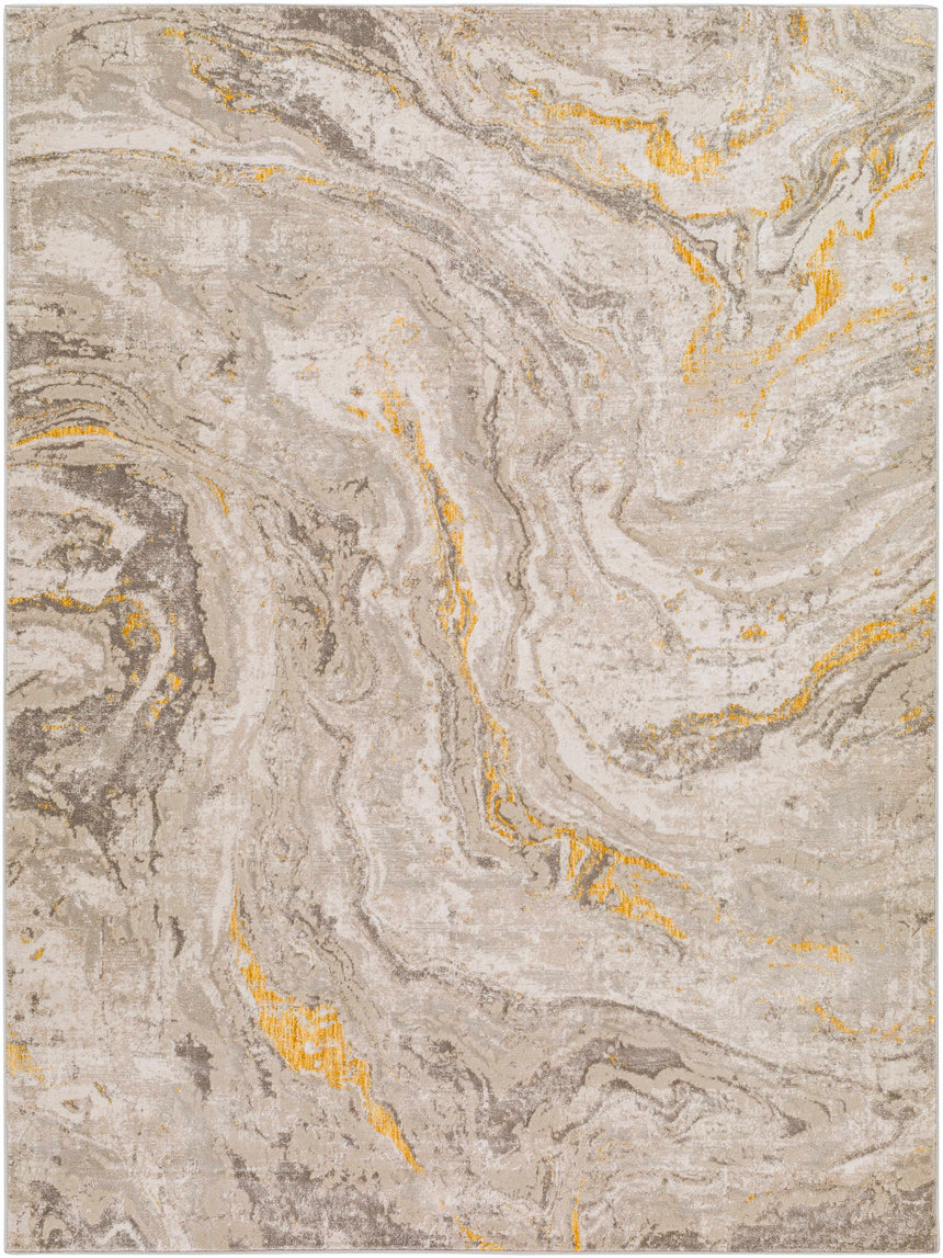 Akins Beige Marble Rug - Clearance