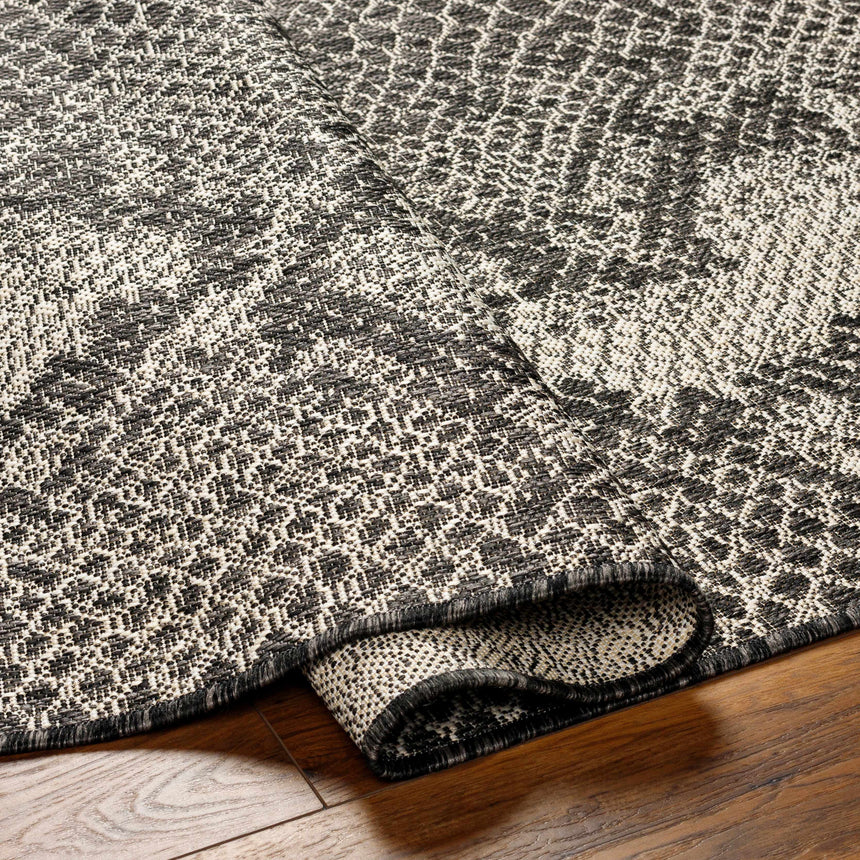 Estee Nutmeg Snake-Patterned Area Rug - Clearance