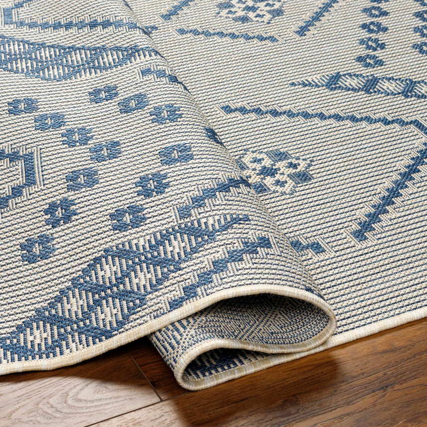 Helga Blue Area Rug - Clearance