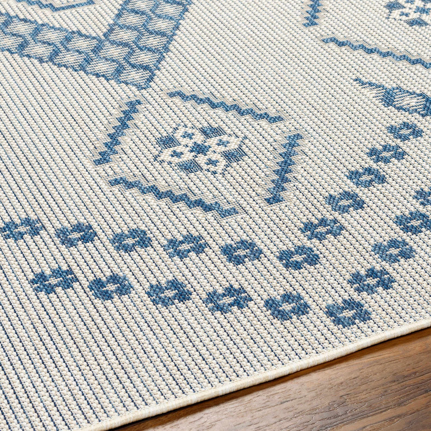 Helga Blue Area Rug - Clearance