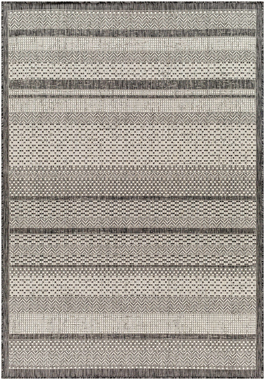 Hessa Black & White Area Rug - Clearance