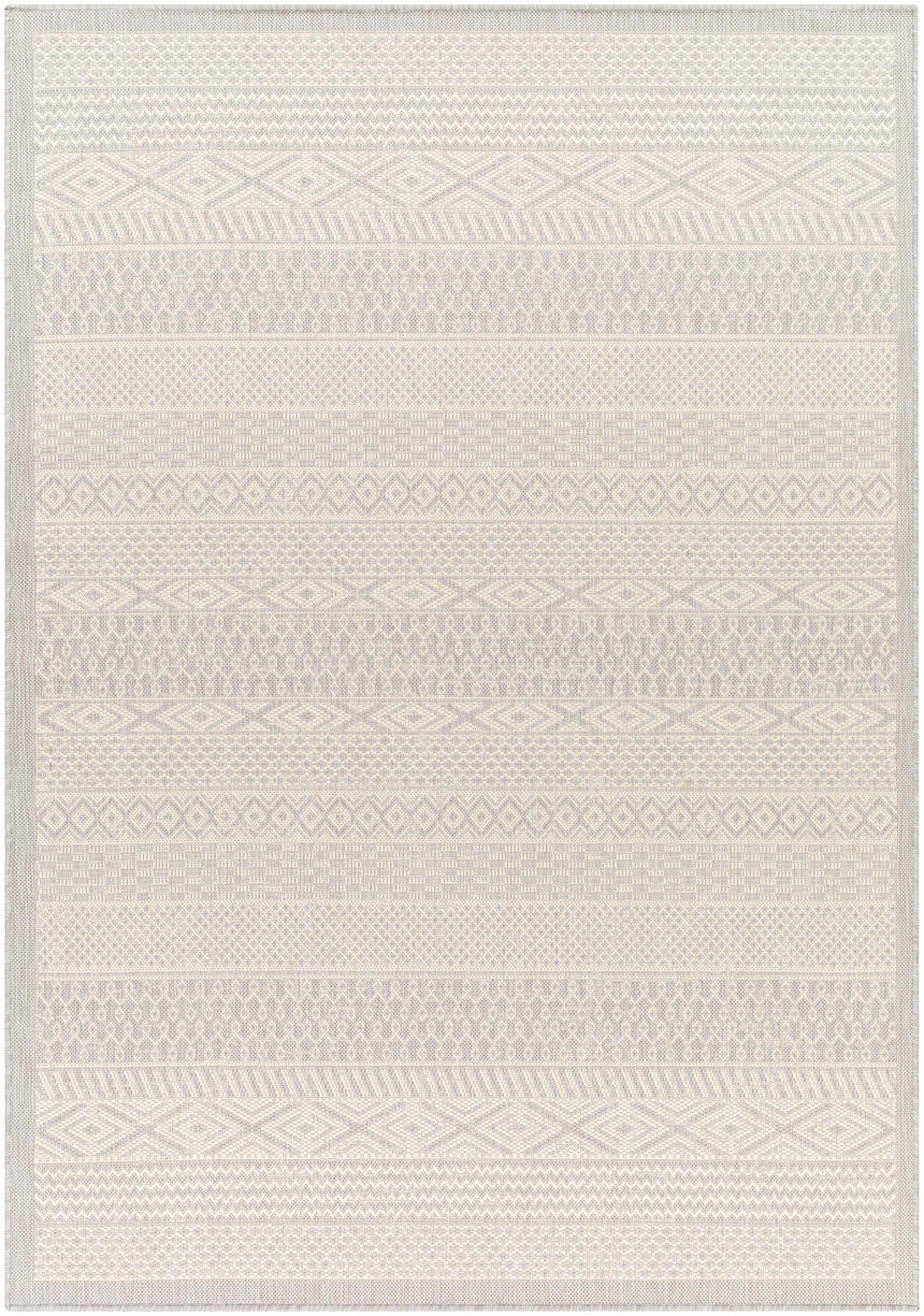 Humla Cream Aztec Area Rug - Clearance