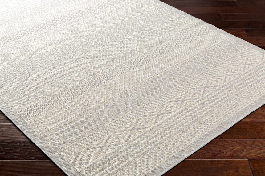 Humla Cream Aztec Area Rug - Clearance