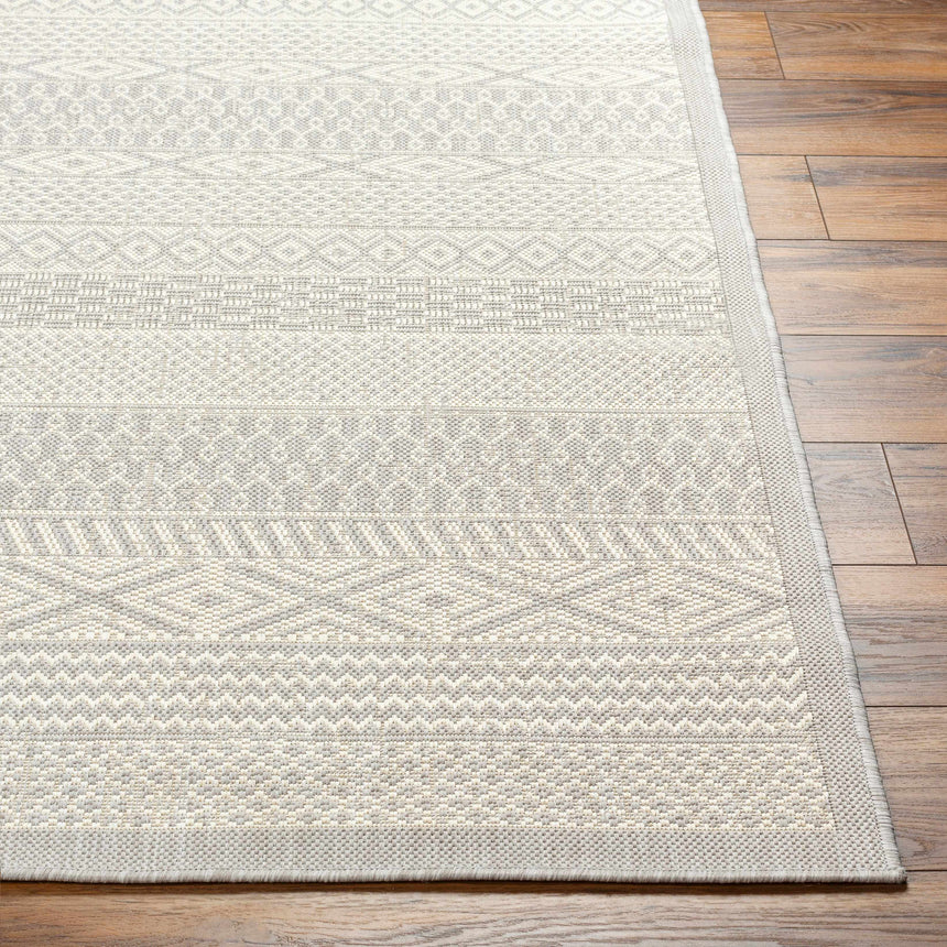 Humla Cream Aztec Area Rug - Clearance