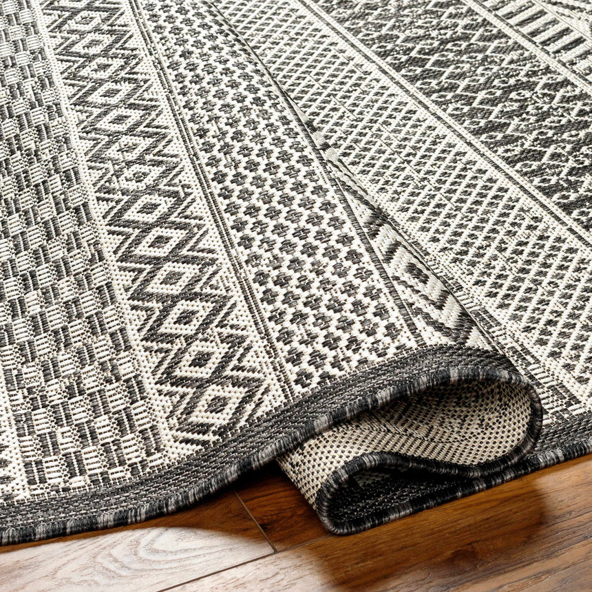 Humla Gray Aztec Area Rug - Clearance