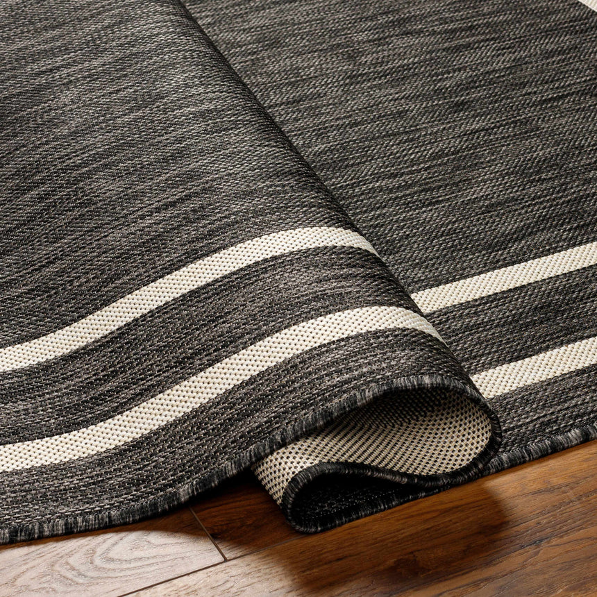 Ilori Black & White Area Rug - Clearance
