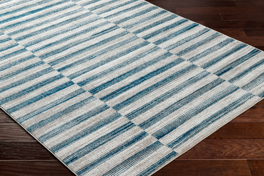Gorou Blue Area Rug - Clearance