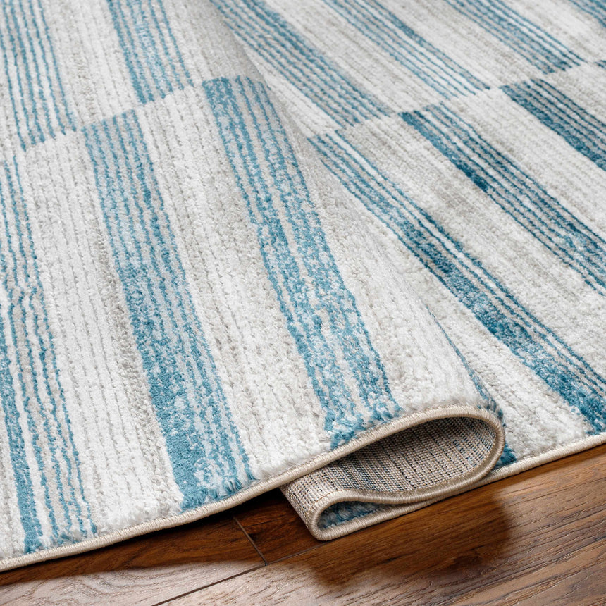 Gorou Blue Area Rug - Clearance