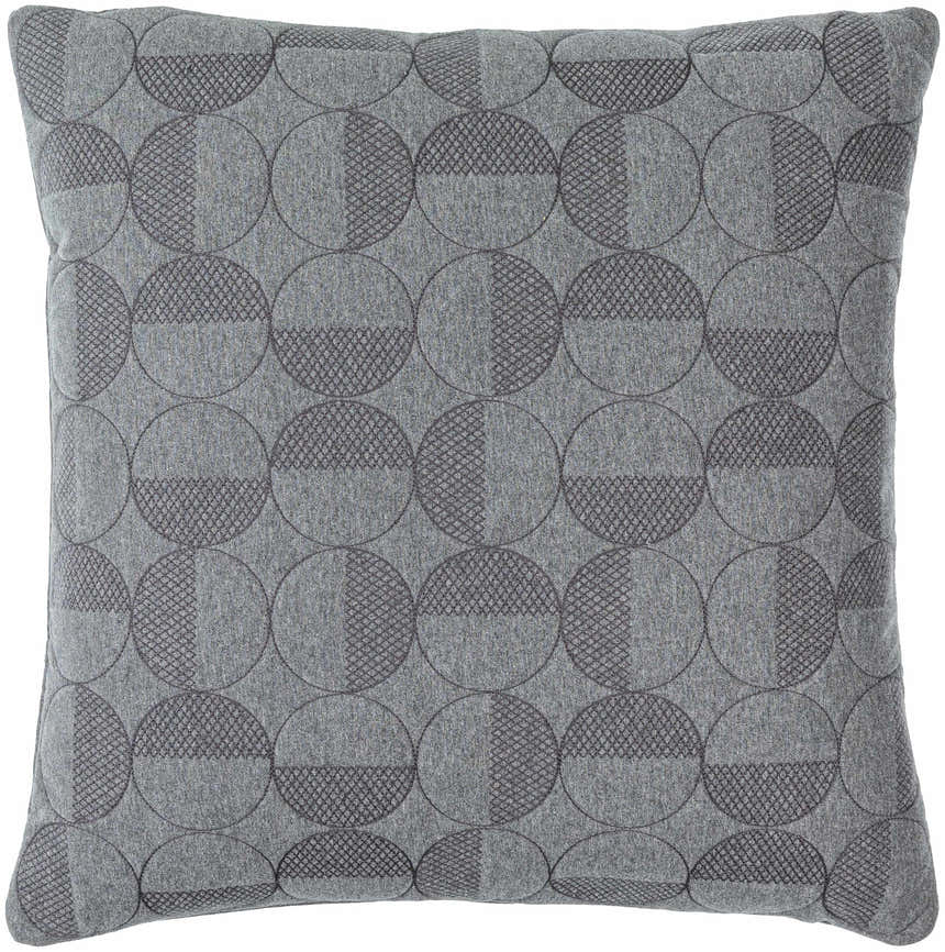 Paniz Charcoal Throw Pillow